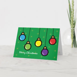 Frohe Weihnachtsschmuck Gold Star Gruß Karte