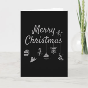 Frohe Weihnachtsschmuck Karte