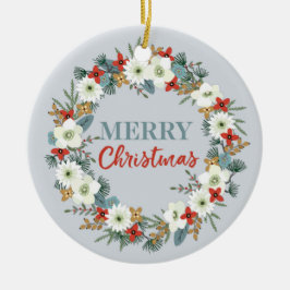 Frohe Weihnachtsschmuck mit personalisiertem Foto