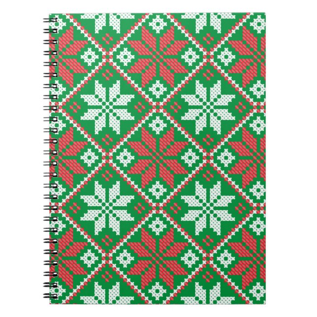 Frohe Weihnachtsschmuck Notizblock (Vorderseite)