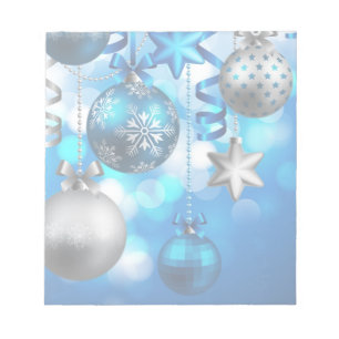 Frohe Weihnachtsschmuck Notizblock