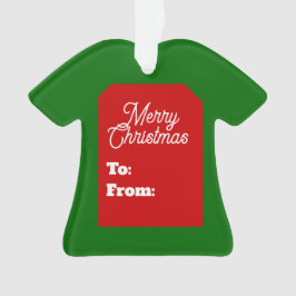 Frohe Weihnachtsschmuck Ornament