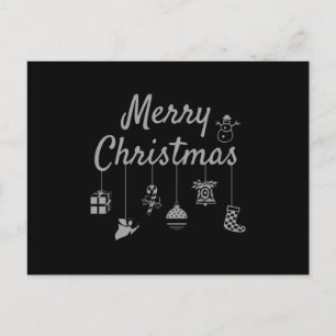 Frohe Weihnachtsschmuck Postkarte