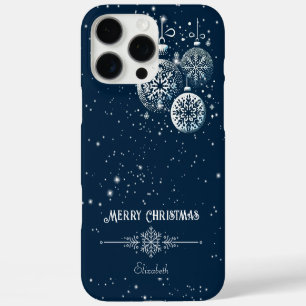 Frohe Weihnachtsschneeflocken iPhone 16 Pro Max Hülle