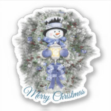 Frohe Weihnachtsschneemänner