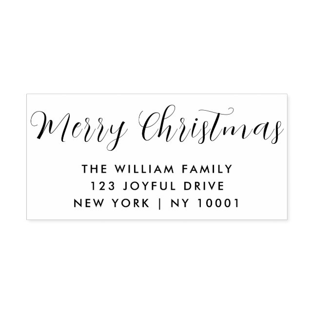 Frohe Weihnachtsschrift Typografie Permastempel (Design)