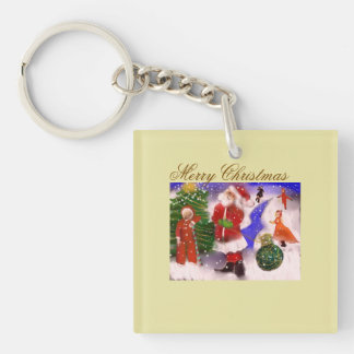Frohe Weihnachtsserie Schlüsselanhänger