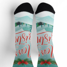 Frohe Weihnachtssocken