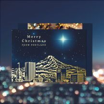 Frohe Weihnachtsstern Foto Foto Foil Foliday Card