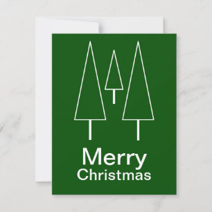 Frohe Weihnachtstypografie Abstrakter grüner Feier Mitteilungskarte