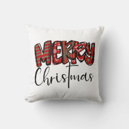 Frohe Weihnachtsvibes Mama christliche Kreuz Fraue Kissen