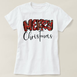 Frohe Weihnachtsvibes Mama christliche Kreuz Fraue T-Shirt
