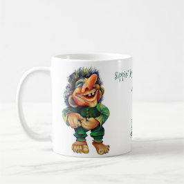Frohe Weihnachtswache und Baumfreude Kaffeetasse