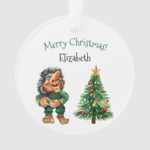 Frohe Weihnachtswache und Baumfreude Ornament