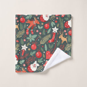 Frohe Weihnachtsweihe Badhandtuch Set