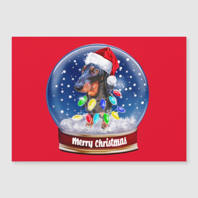 Frohe Weihnachtsweihe Magnetkarte (Vorderseite)