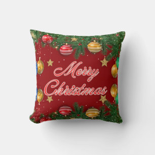 Frohe Weihnachtswerfer Kissen
