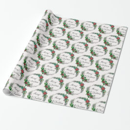Frohe Weihnachtswrapping Paper Geschenkpapier
