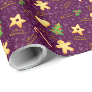 Frohe Weihnachtswrapping Paper Geschenkpapier