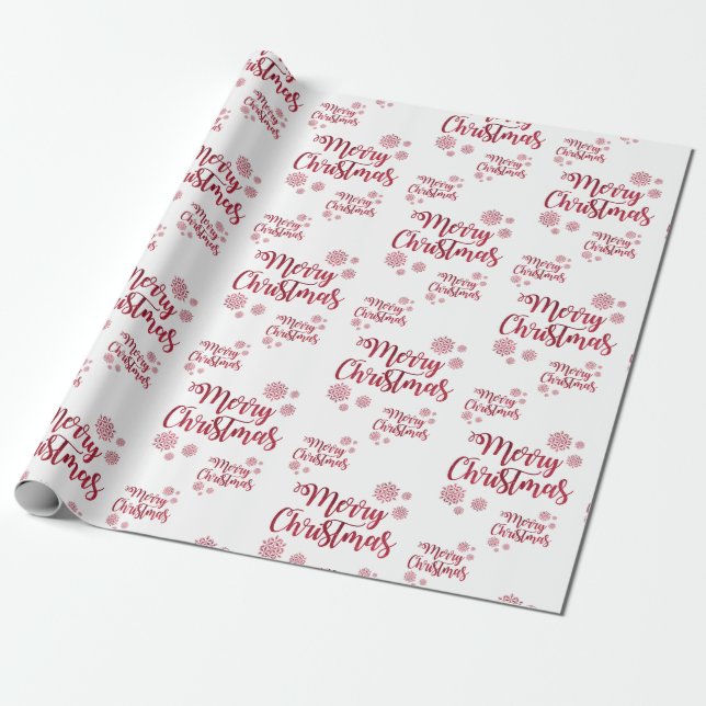 Frohe Weihnachtswrapping Paper Geschenkpapier (Ungerollt)