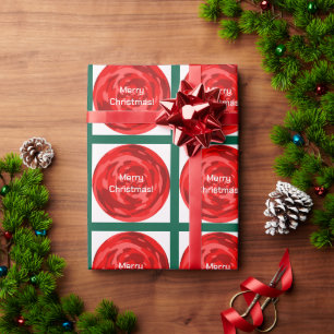Frohe Weihnachtswrapping Paper Geschenkpapier