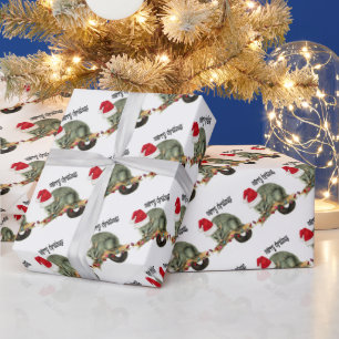 Frohe Weihnachtswrapping Papier Possum Geschenkpapier