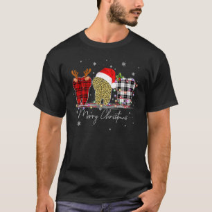 Frohe Weihnachtszahnärzte Zähne Weihnachtsmannmütz T-Shirt