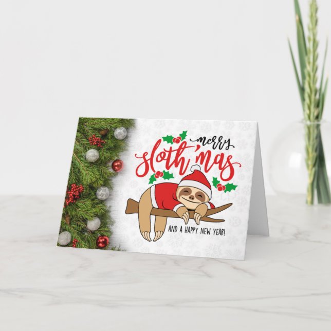 Frohe Weihnachtszeit Feiertagskarte (Vorderseite)