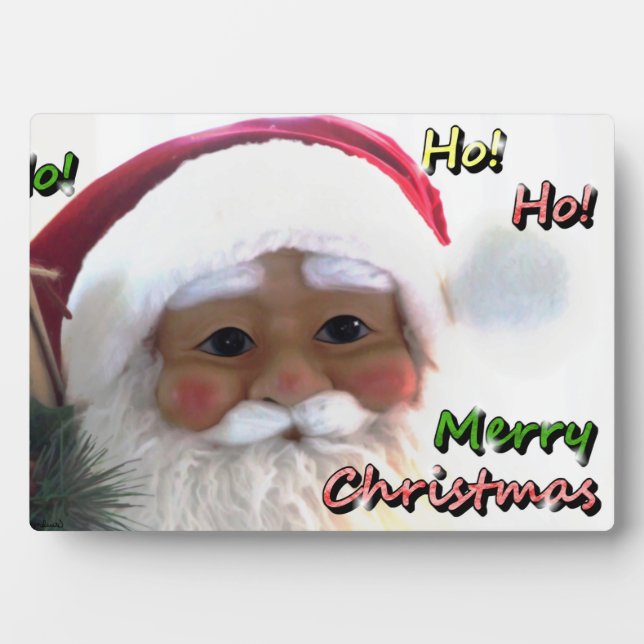 Frohe Weihnachtszeit Fotoplatte (Vorderseite)