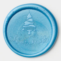 Frohe Weihnachtszeit Wax Siegel Sticker