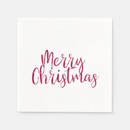Frohe Weihnachtszeitung Napkin Serviette