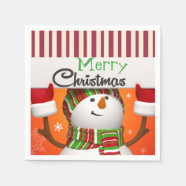 Frohe Weihnachtszeitung Napkins Serviette