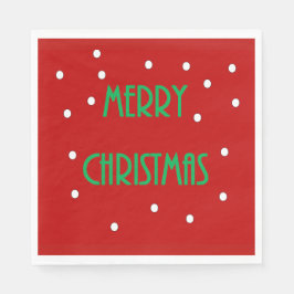 Frohe Weihnachtszeitung Napkins Serviette