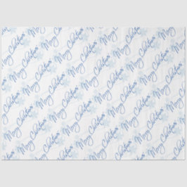 Frohe Weihnachtszettel Seidenpapier