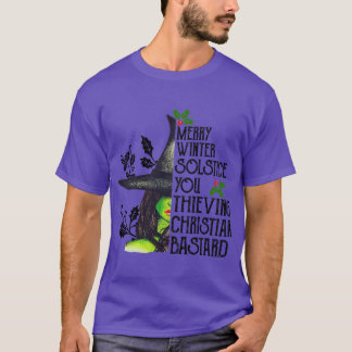 Frohe Wintersonnenwende Ihnen christlicher Bastard T-Shirt