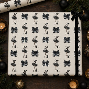 Frohe Witchmas Deluxe – Gothic Hexe & Band Geschenkpapier