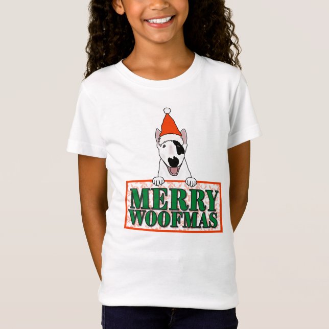 Frohe Wölfe! Weihnachtsgrüße von einem niedlichen  T-Shirt (Vorderseite)