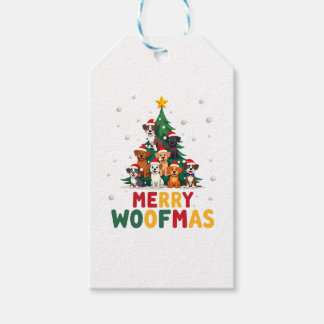 Frohe Woofmas - Frohe Weihnachten für Hunde Liebha Geschenkanhänger