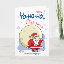 Frohe Yo-ho-ho Weihnachten… und eine Flasche Feiertagskarte