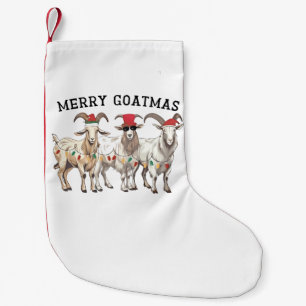 Frohe Ziege Weihnachten Tier Ziegenliebhaber Frohe Kleiner Weihnachtsstrumpf