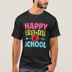 Frohen ersten Schultag Lehrer Schüler Kinder T-Shirt