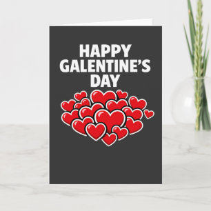 Frohen Galentine-Tag Mädchen Freunde Valentinstag Feiertagskarte