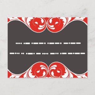 Frohen Geburtstag im Morsecode 2 Postkarte