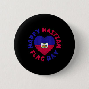 Frohen haitianischen Flaggentag Coole haitianische Button