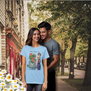 Frohen Internationaler Frauentag   8. März blau T-Shirt