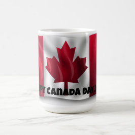 Frohen Kanada-Tag-Becher Kaffeetasse