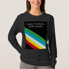 Frohen Monat des Stolzes Behinderung T-Shirt