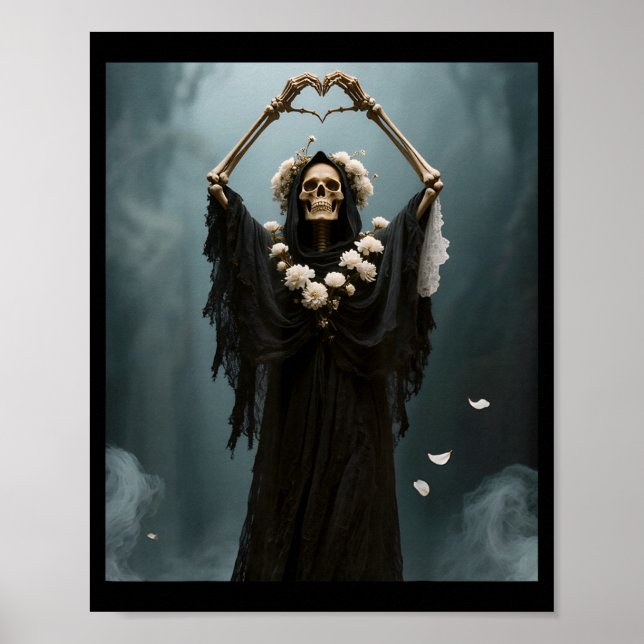 Frohen Muttertag Frauen Mutter Oma Herz Hände Poster (Vorne)