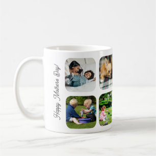 Frohen Muttertag, ich liebe dich Mama Foto-Collage Kaffeetasse