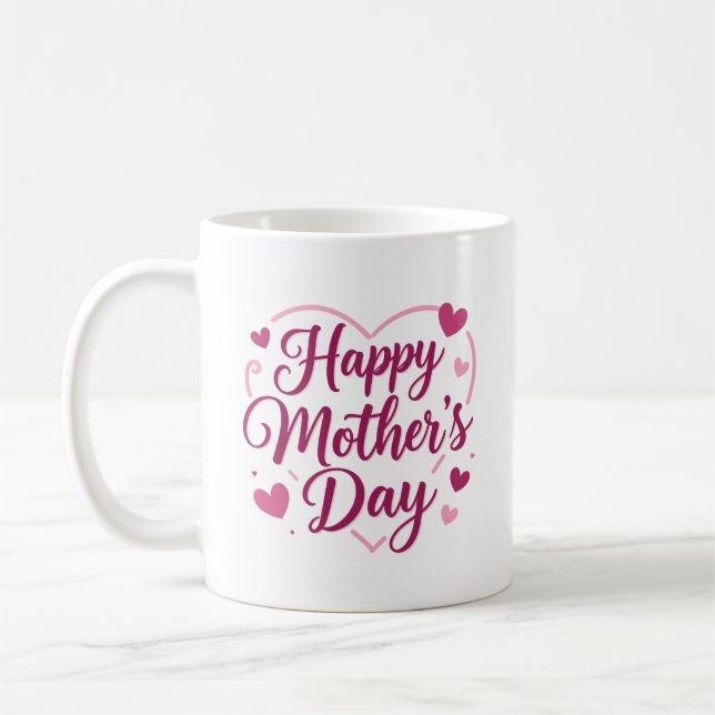 Frohen Muttertag Kaffeetasse (Links)